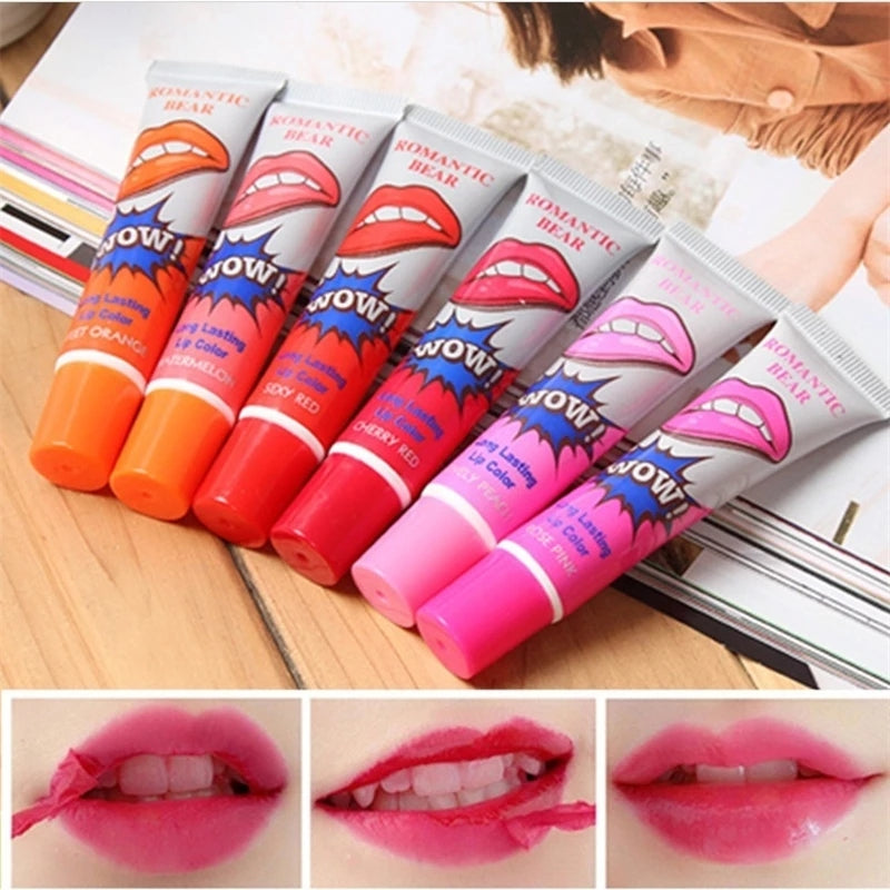 Amazing Peel Off Liquid Lipstick Waterproof Long Lasting Lip Gloss Mask Moisturizer Makeup Tear Pull Lip Lint Cosmetic