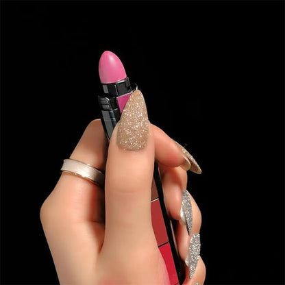 Matte 5-color Lipstick Set Velvet Lip Stick Non-stick Lip Gloss Moisturize Long Lasting Waterproof Red Lipstick Lip Makeup Cosmetics Kit