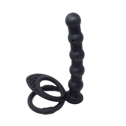 Silicone Anal Plug With Penis Ring,Anal Beads With Cock Ring,Anal Sex Toys,Anal Toys For Men,Women And Beginners,Sex Toy For Vagina,Anal Training For Anal Trainer,Anal Butt For Couples,G Spot Plug Toy