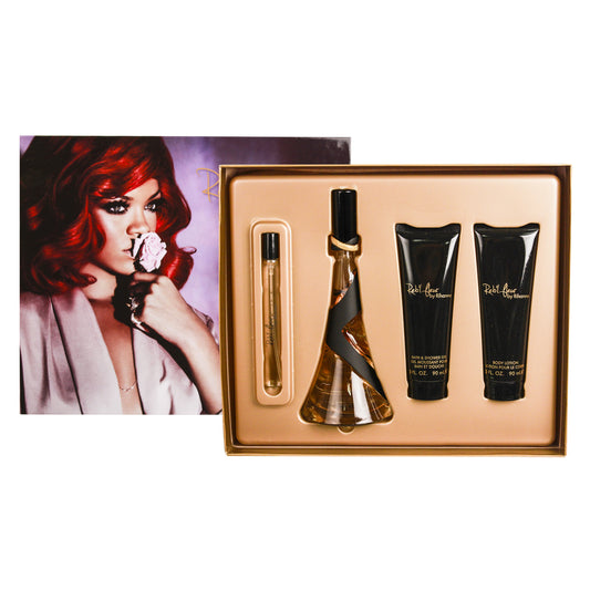 Rihanna Rebl Fleur EDP 4 Piece Gift Set For Women.
