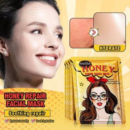 9 PCS Facial Mask Moisturizing Repair Brightening Tender Anti Oxidant Face Care Skin Care