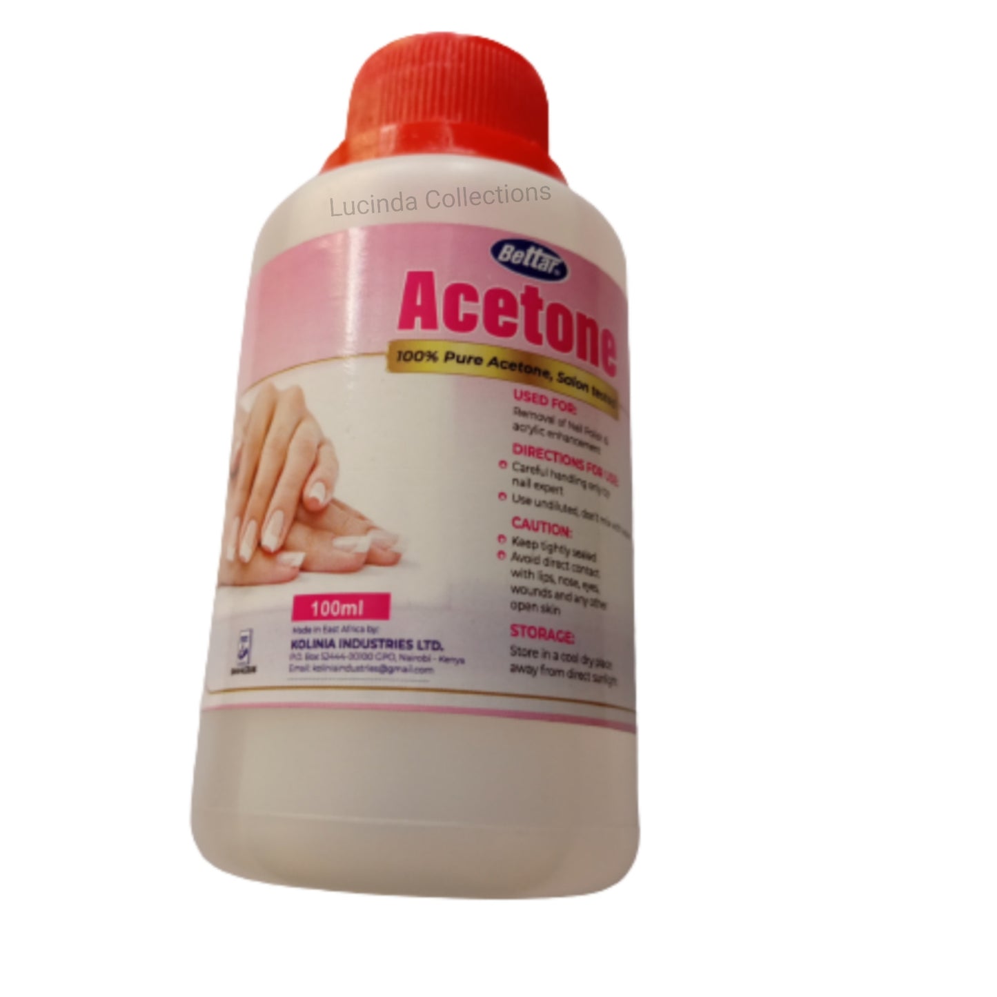 Bettar Acetone 100% Pure Gel Nail Polish Remover Better Nail Care -100ml