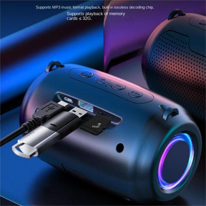 Portable Small Home Outdoor Bluetooth Speaker Wireless Subwoofer