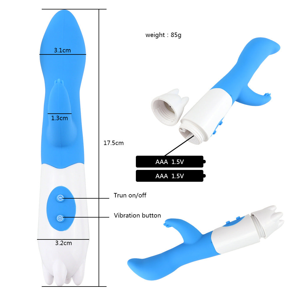 Women's Upgraded Vibrator Powerful G Spot Silicone Vaginal Vibrator Dildo Sex Toy