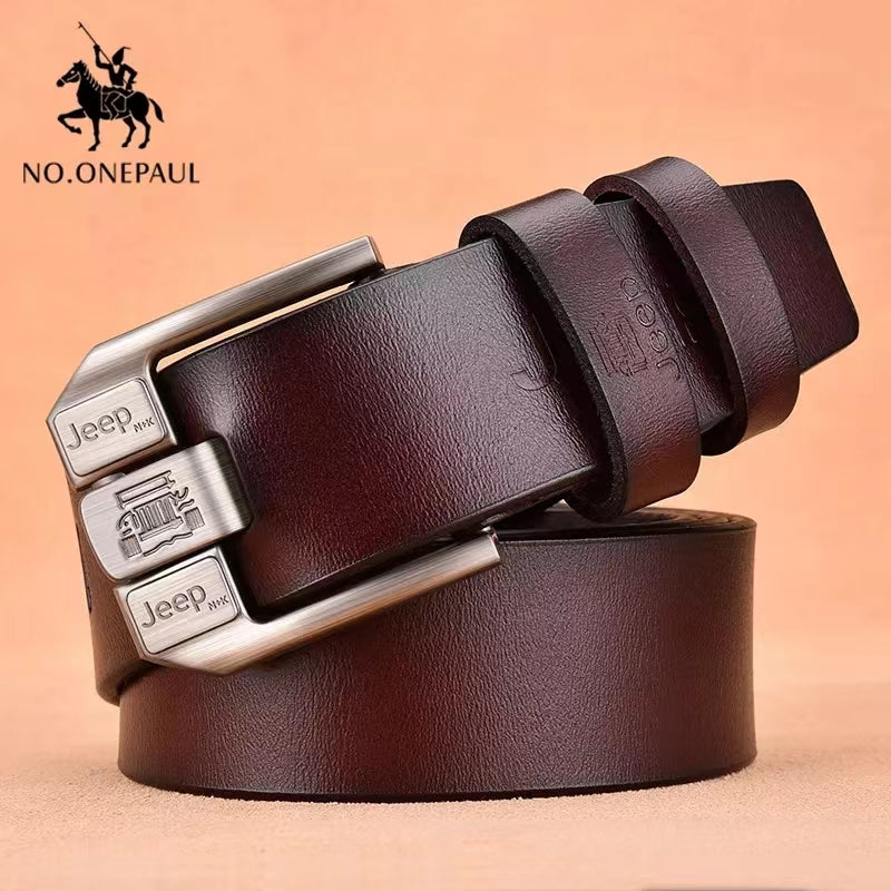 PU Leather For Men High Quality Black Buckle Jeans Belt Cowskin Casual Belts Business Belt Men's belt high-quality belt men's pin buckle youth jeans casual vintage belt men