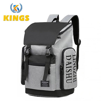 Men Backpack Large Capacity Outdoor Travel Bag Leisure Rucksack Business Commute Laptop Bag School