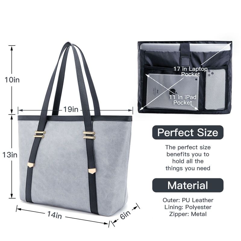 Mateamoda Handbags Tote Women Bags Laptop Bags Ladies Briefcase Large Capacity