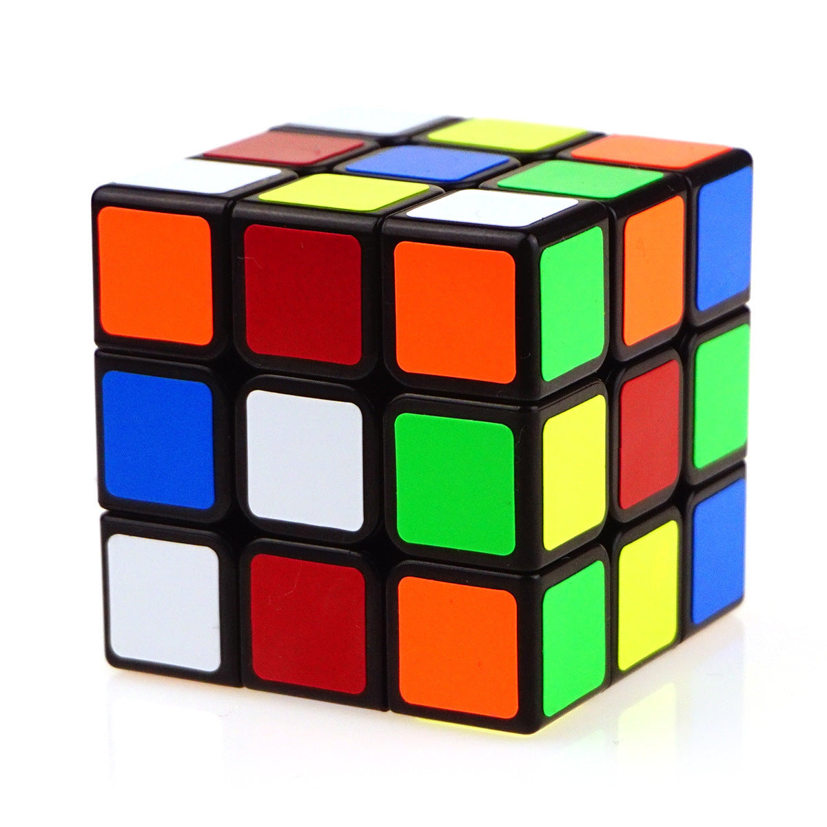 PADEL High Quality Professional Rubik's Cube 3x3x3 Quick Turn Rubik's Cube Pocket Puzzle Durable Design Rubik's Cube for Kids to Improve Cognitive Skills Perfect Toy Gift