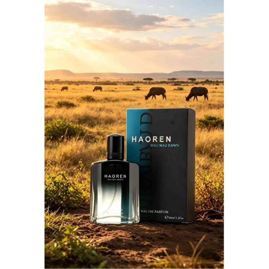 HAOREN Mau Mau Dawn Eau de Parfum Unisex 100ml - Amber Oud Scent, Bold Daily Wear, Office & Evening Fragrance, Gift for Her & Him