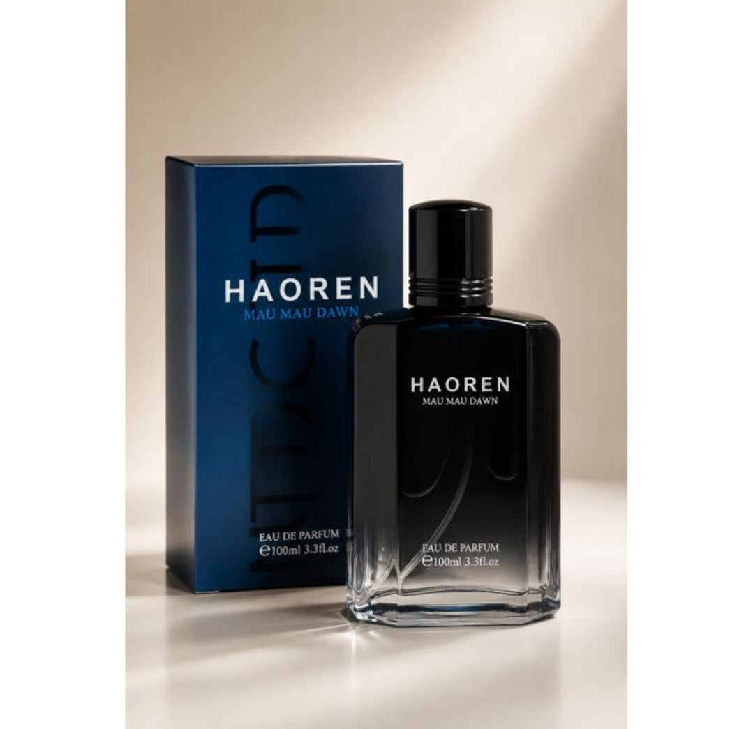 HAOREN Night Out Combo – Mau Mau Dawn & Wimbo Wa Msafiri Eau de Parfum Duo, Amber Oud & Woody Fougère Fragrance Set for Men