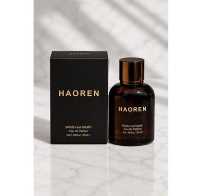 HAOREN Night Out Combo – Mau Mau Dawn & Wimbo Wa Msafiri Eau de Parfum Duo, Amber Oud & Woody Fougère Fragrance Set for Men