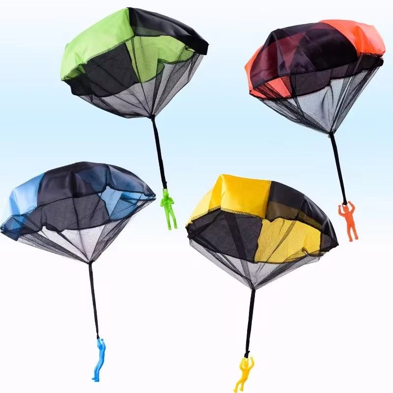 Hand Throwing Mini Soldier Camouflag Parachute for Kids Outdoor Toys Game Educational Flying Sport for Children