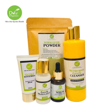 Full Facial Package - Dvee Organics - Gives Ultimate Full Glow with Essentials in a Skincare Package