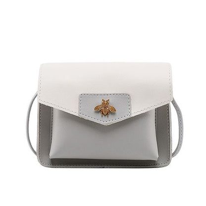 Fashion Mini Small Bee Sequined Handbag Small Bag Mobile Phone Bag Shoulder Bag key bag