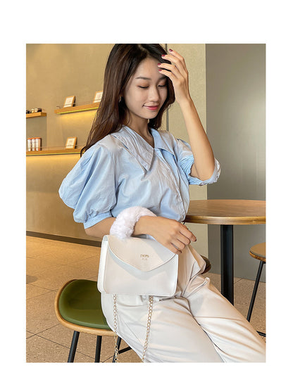 Lady handbags new arrival portable hot stamping chain small handbags leisure simple crossbody bags for women