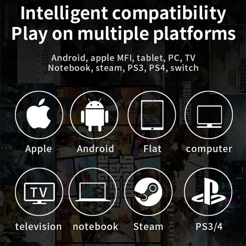 New Arrivals Bluetooth Game Consoles Controller 2.4G Wireless BT 5.0 Game Controller for Switch Pro PC Android Phone IOS Tablet Smart TV PS3 PS4 Gamepad Joystick Control with Turbo Vibration