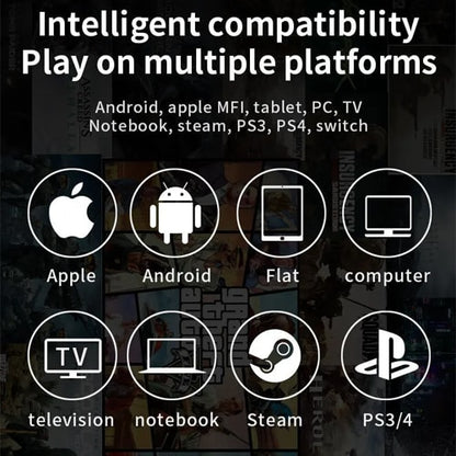 New Arrivals Bluetooth Game Consoles Controller 2.4G Wireless BT 5.0 Game Controller for Switch Pro PC Android Phone IOS Tablet Smart TV PS3 PS4 Gamepad Joystick Control with Turbo Vibration