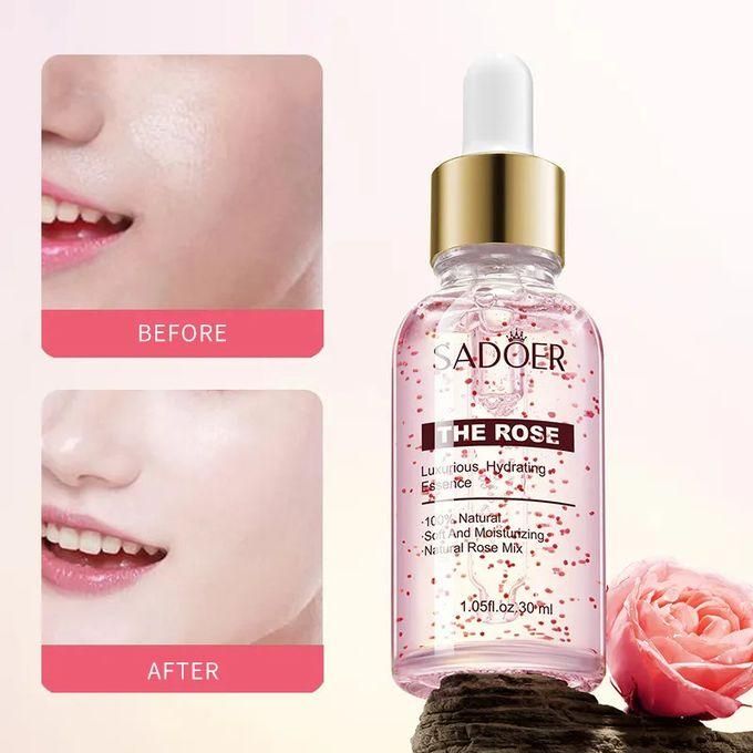 Rose Water, Luxurious Hydrating Essence 100% Natural Rose Moisturizer 30 ml