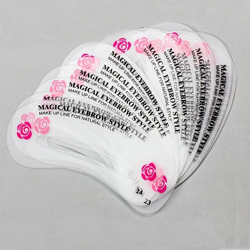 24pcs/set DIY Eyebrow Shaping Stencils - Grooming Kit For Women - Perfect For Beauty Modeling And Makeup Application