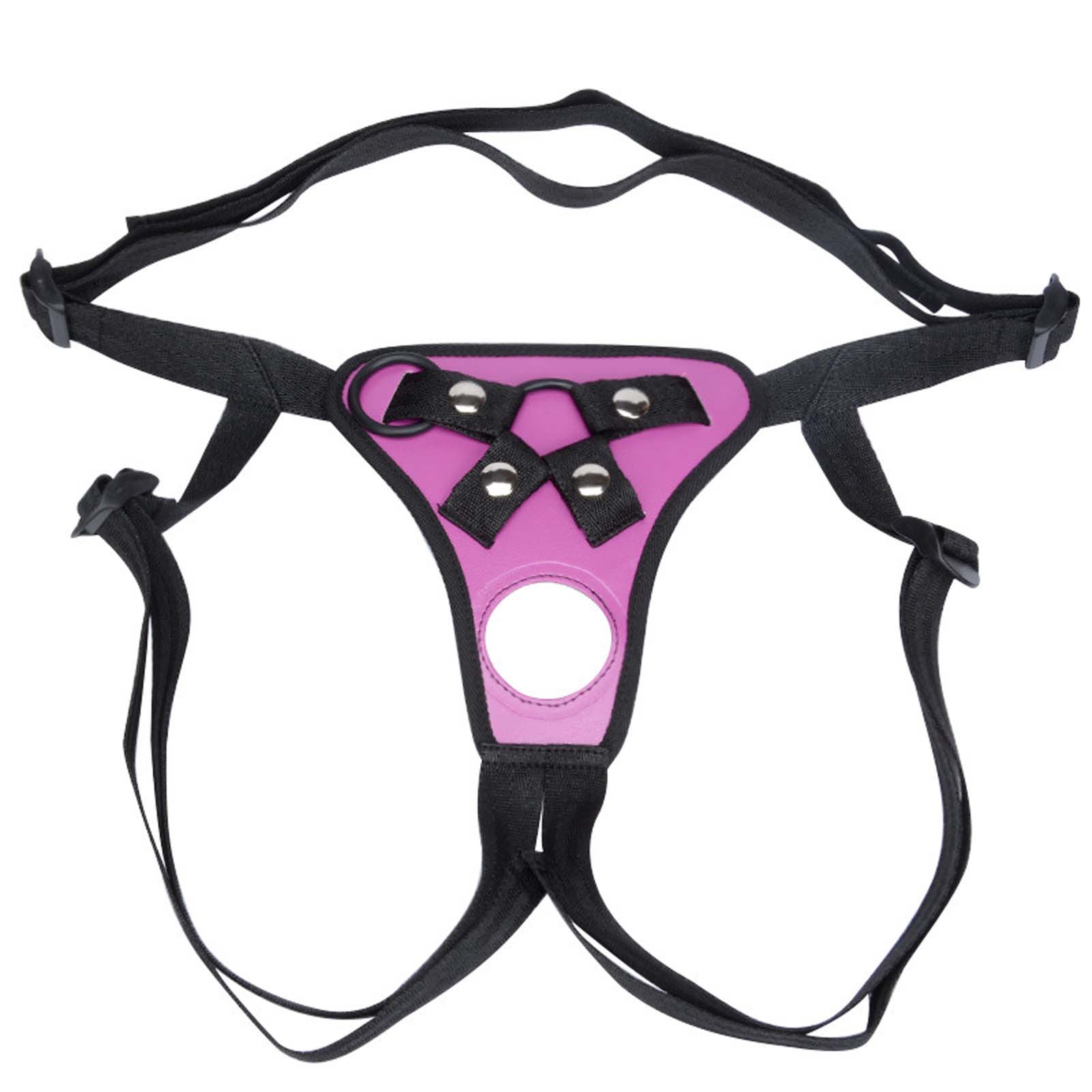 Women Strap-on Harness Adjustable Universal Chastity Belt BDSM Bondage Strap for Suction Cup Dildo Butt Plug Erotic Fetish Adult Sex Toy For Women Lesbian Men Couples