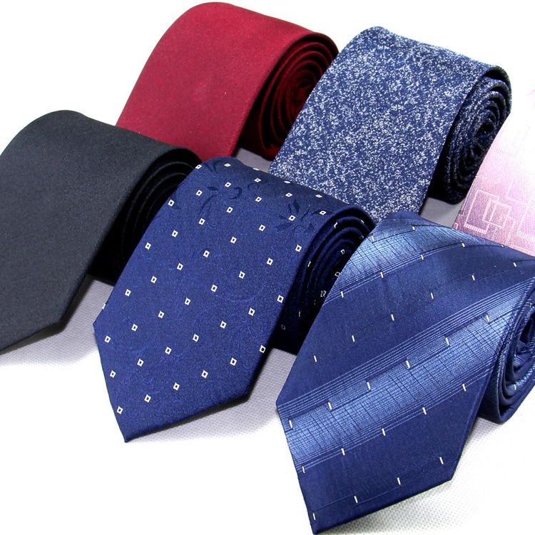 Men's gift box 1Tie+1tie clip+2cuffs+1handkerchief 5in1 Gentleman's suit Tie sets birthday present Valentine's Day gift