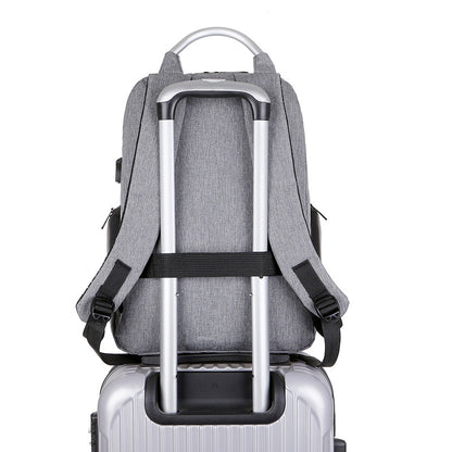 Combination lock backpack Cross-border multi-purpose laptop backpack large capacity business bag men's USB charging backpack travel bag