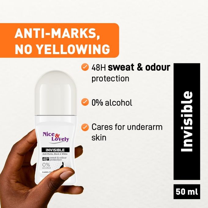 Nice & Lovely Invisible Roll On50Ml