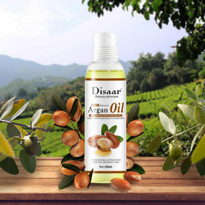 Argan Oil 100% Natural Body Face Multipurpose Whitening Brightening Moisturizing Skin Care - Disaar