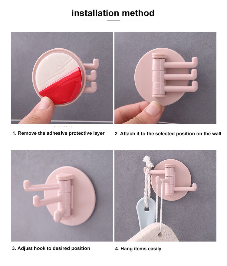 ZHJH 10Pcs of Self Adhesive Kitchen Wall Door Hook Key Holder Rack Towel Hanger Bathroom Rack Hooks Aluminum Multi-Purpose Storage Hooks