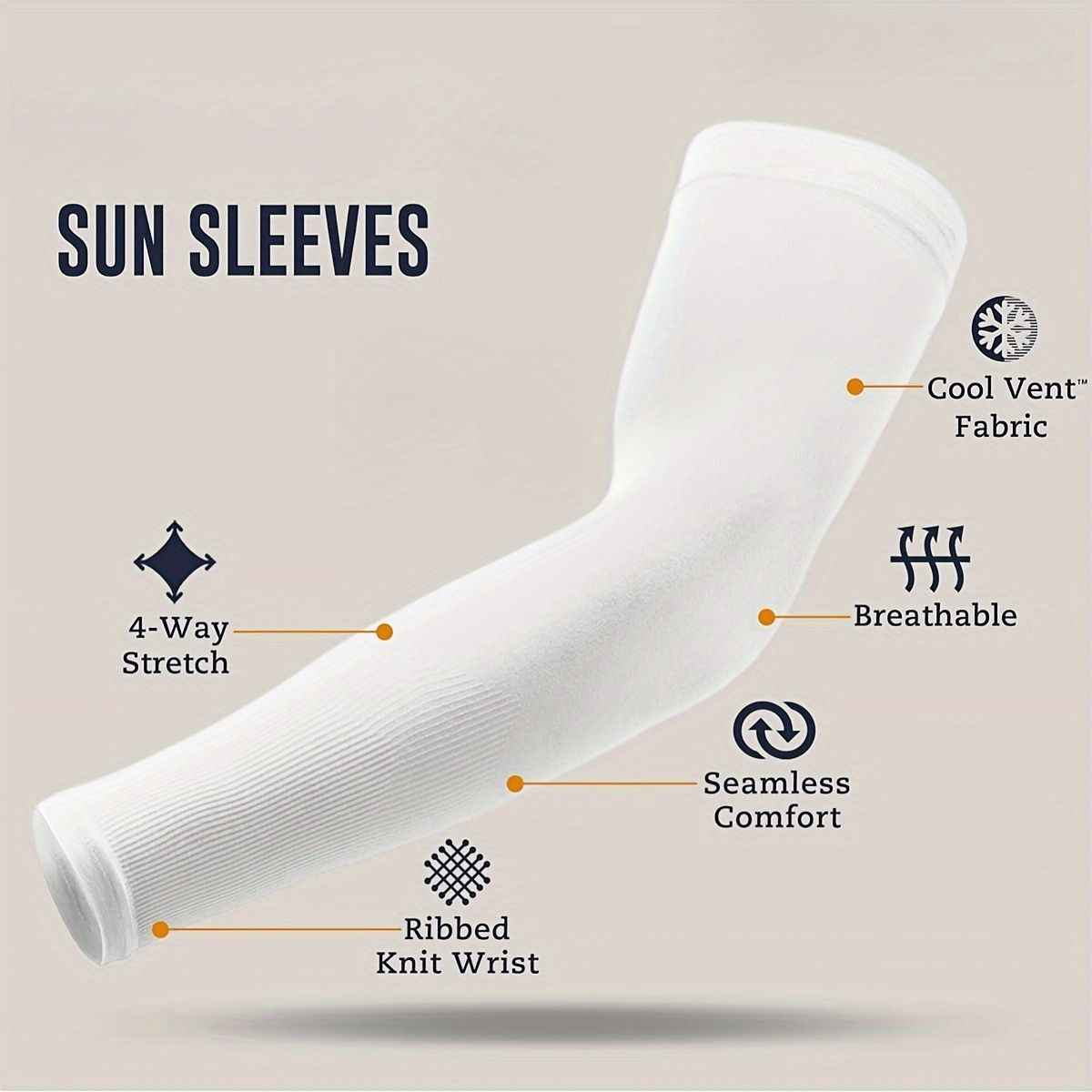 9 Pairs Sun Protection Arm Sleeves - Cooling Compression Arm Sleeve - Sports Arm Sleeves for Men & Women