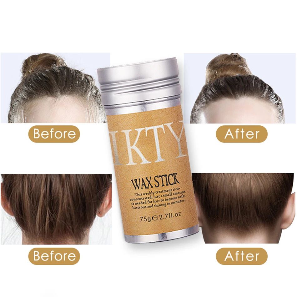 Broken Hair Artifact Hair Wax Stick Gel Cream Styling Hair Frizz Fixed Fluffy Children Men And Women Styling Hair Wax Stick 75g