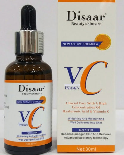 Disaar Vitamin C & Hyaluronic Acid Face Serum Whitening & Moisturizing Facial Care