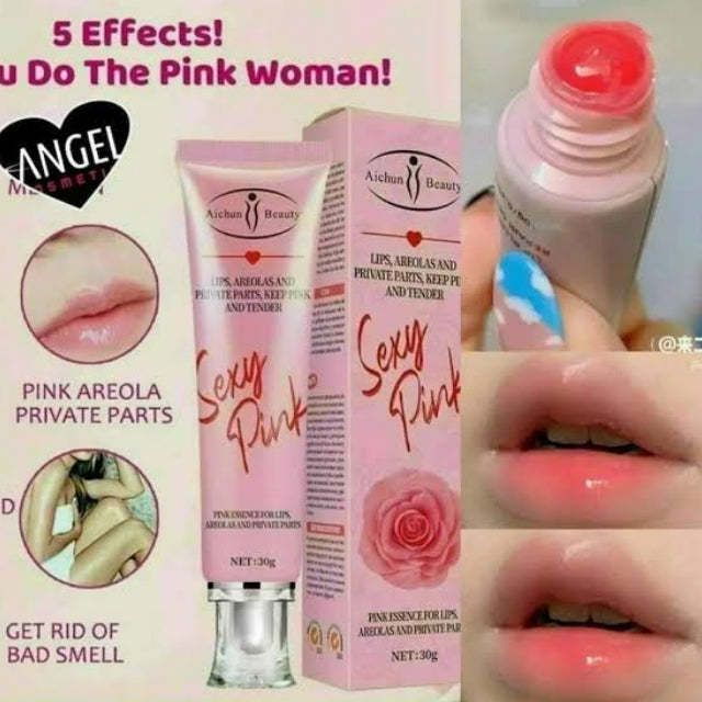 Sexy Pink Essence For Lips Areolas And Private Parts Balm Gloss - Aichun Beauty
