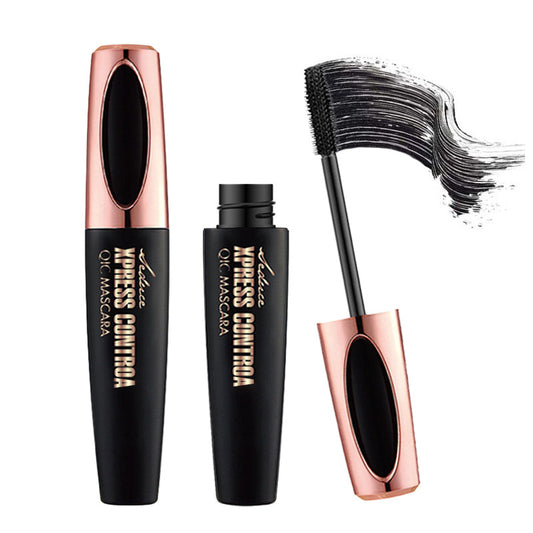 Waterproof mascara will last for a long time Makeup Eye black cross-border super long thin brush head, durable waterproof, thick, curly and non smudging