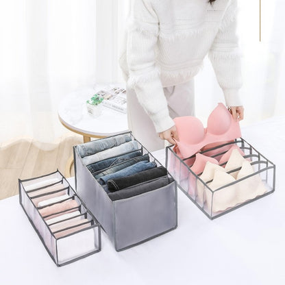 Folding Closet Organizer Panties And Socks Storage Boxes Wardrobe Clothes Underwear Organizer Drawers Clothes Separator Boxes