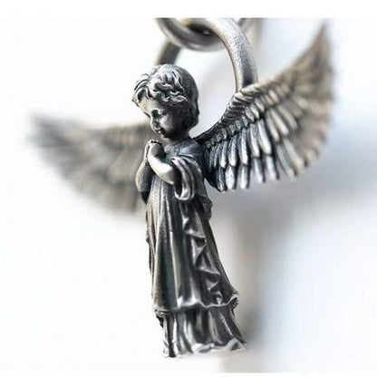 Personalized And Creative Angel Wings Couple Men And Women Niche Pendant Necklace Sweater Chain