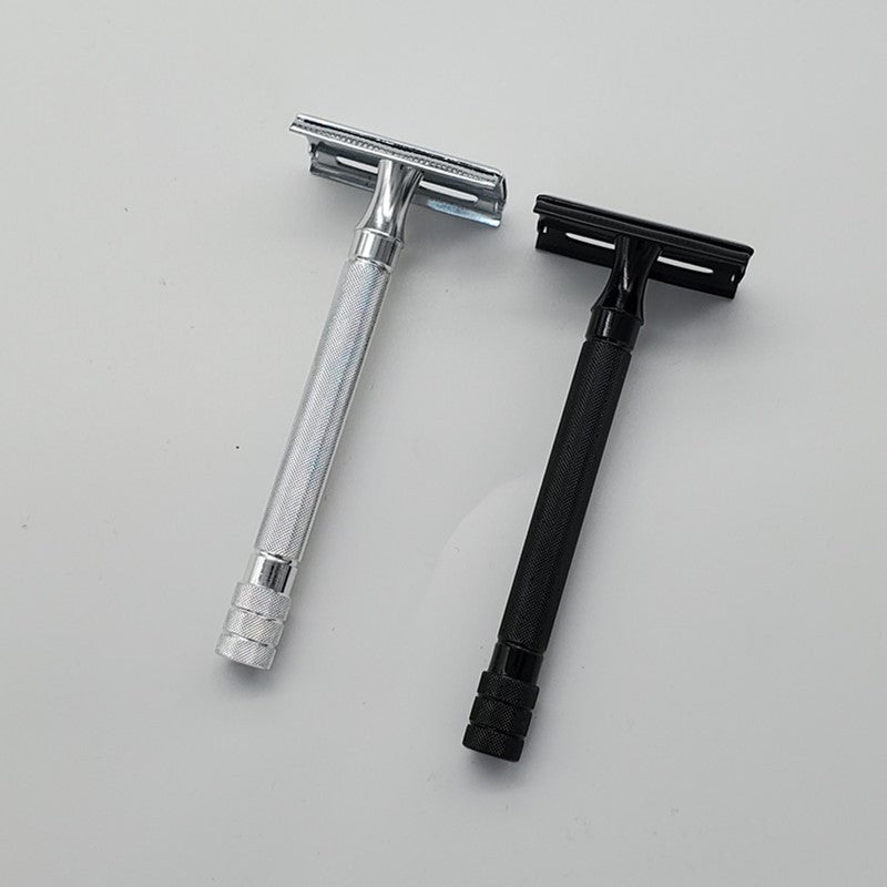 Double Edge Classic Mens Shaving Mild Hair Removal Shaver It With Small Brush Adjustable Safety Razor