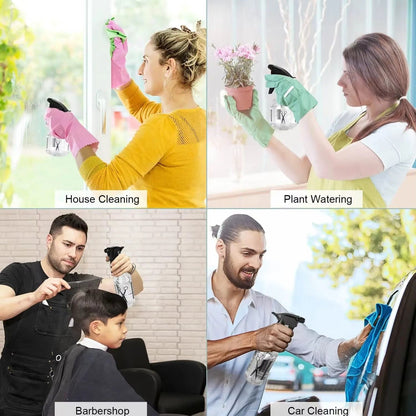 250ML Hairdressing Spray Bottle Salon Barber Hair Tools Water Sprayer Transparent Make-up Style Portable Plastic Spray Bottles