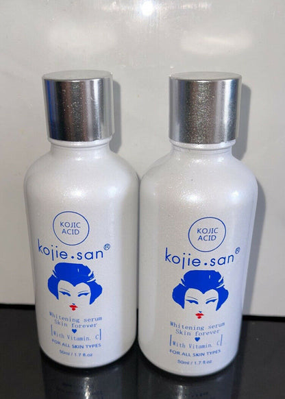 Kojie San Kojic Acid Whitening Serum With Vitamin C-For All Skin Types removes dark spots, scars