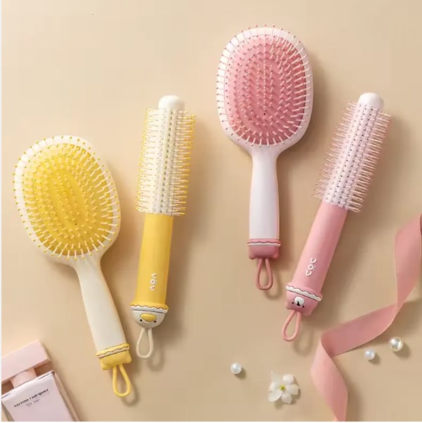 Hot selling fashionable long and wavy air cushion massage curly hair soft and massage hair comb brush Professional Service Air Cushion Comb Cute Fluffy Hair Detangle Massage Scalp Hair Comb For Women