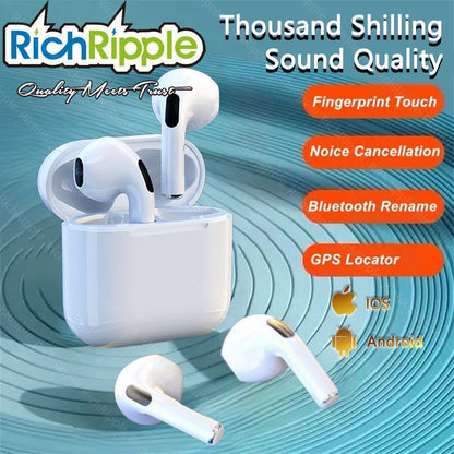 RichRipple Original Mini Size Pro 3 For Small Ears TWS Macaronian Pods Pro3 Wireless Earpods Bluetooth Earphone for android&ios Pods Earbuds
