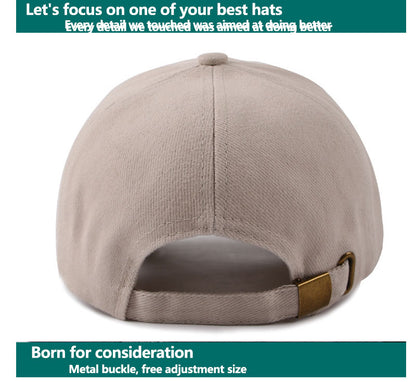 2025 New Brand Autumn And Winter Baseball Cap Men And Women Cotton Snapback Bone Dad Hat