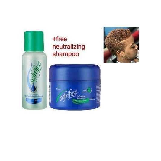 S- Control Texturizer Fit For Blow-outs, S-curls And Men's Waves + Free Neutralizing Shampoo
