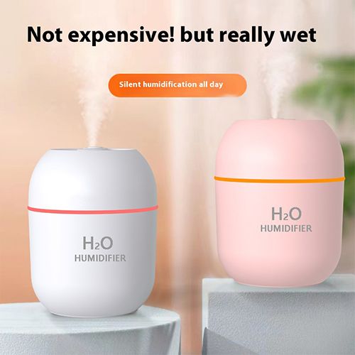 Air Humidifier Cute Aroma Diffuser With LED Night Light Cool Mist Humidifiers For Bedroom Home Car Plants Purifier Humificador Home Appliances