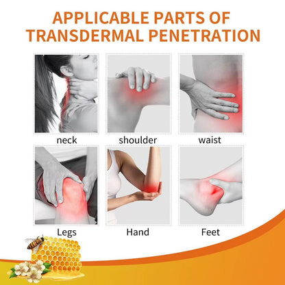 SOL LORA Bee Venom Joint Care Gel Body Massage Cream relieves knee, lumbar, shoulder and neck muscle pain High Quality Bee Professional Treatment Gel Bee Cream New Zealand Bee Venom Cream Bee