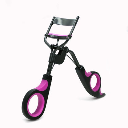 New arrival Eyelash Curler Curl Eye Lash Cosmetic Makeup Eyelash Curler Curling Tweezers Tools Handle + 2 Silicone Replacement Pads TLSM