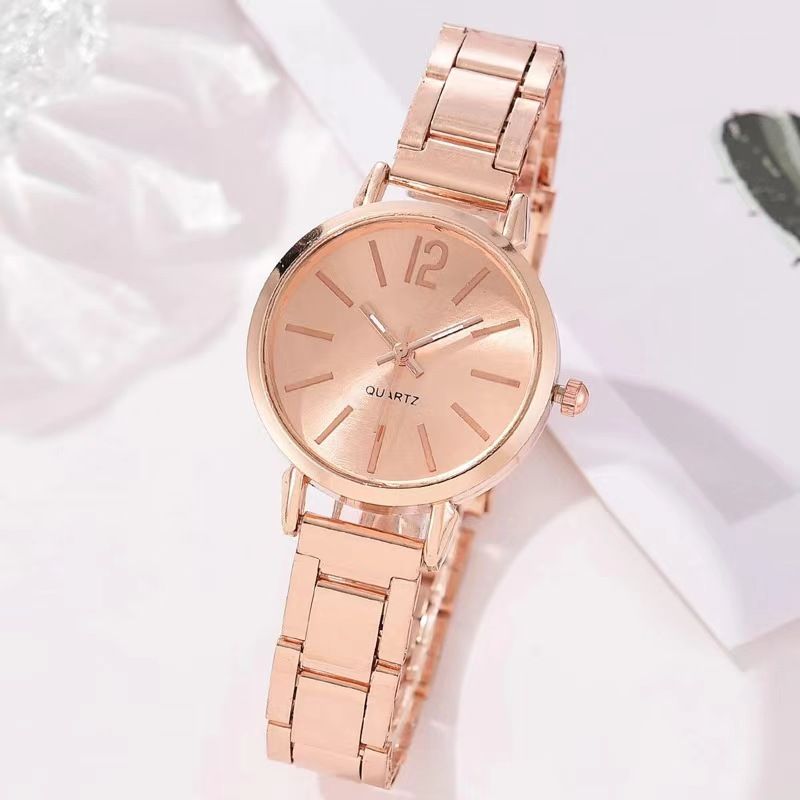 Stainless Steel Women Quartz Watches Bracelet Set For Ladies Lady Watch Wristwatches Female Watches Wrist Watch With Bangle Valentine's Day Christmas Birthday Gifts