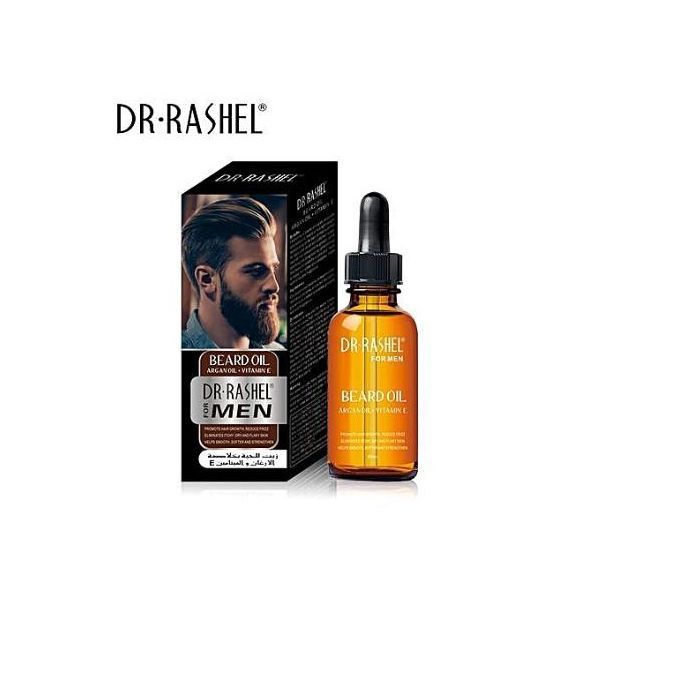 Dr. Rashel Beard Growth Beard Oil With Argan Oil + Vitamin E For Men