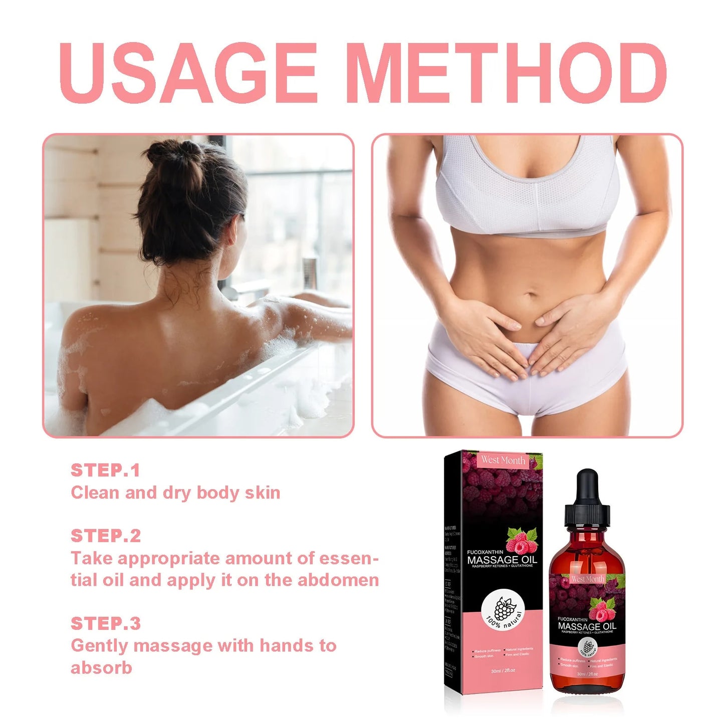 Slimming Essential Oil Lose Weight Fat Burning Thin Belly Leg Waist Anti-Cellulite Shaping Full Beauty Health Body Massage Oil