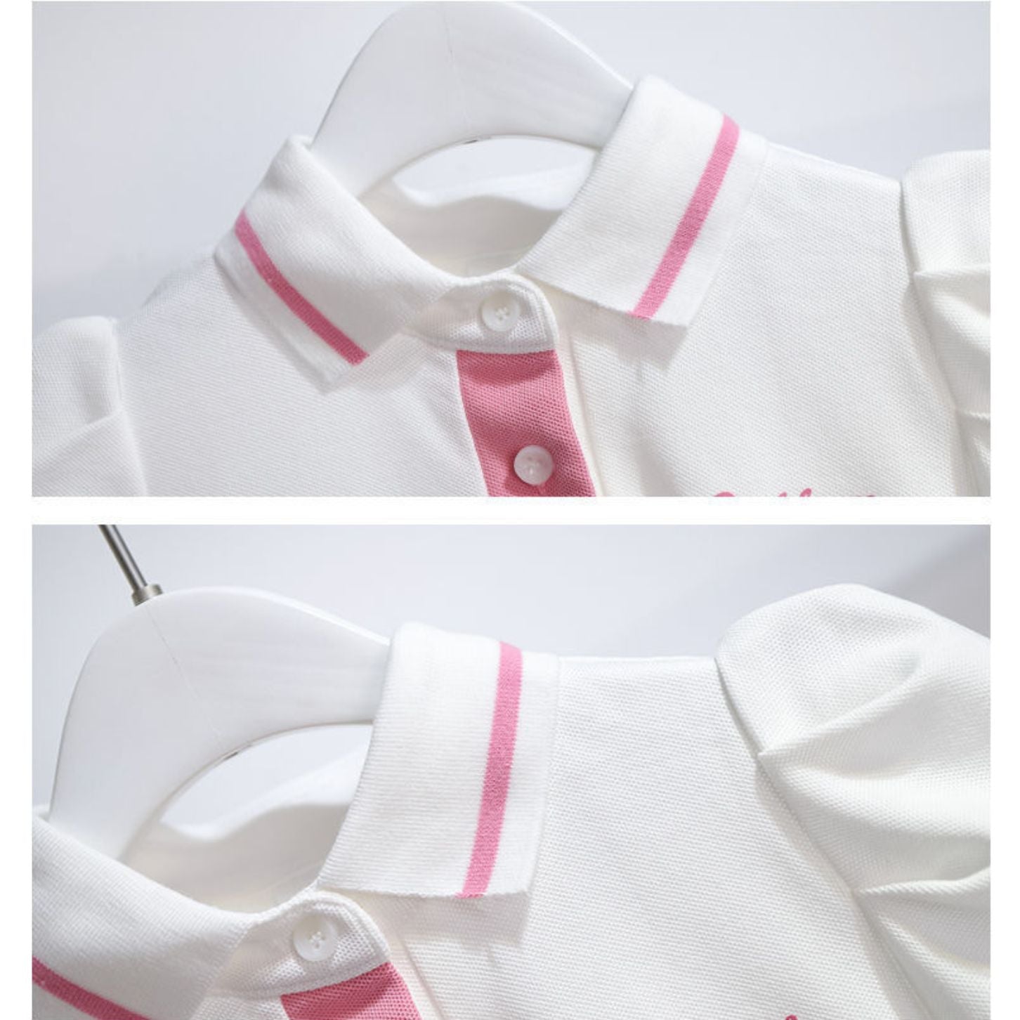 Girls' Summer Tweed Pleated Dress - Sweet Princess Style Casual Outfit